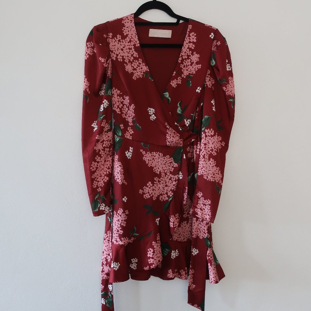 Keepsake This Moment Long Sleeve Wrap Dress Size XXS - Picture 5 of 9